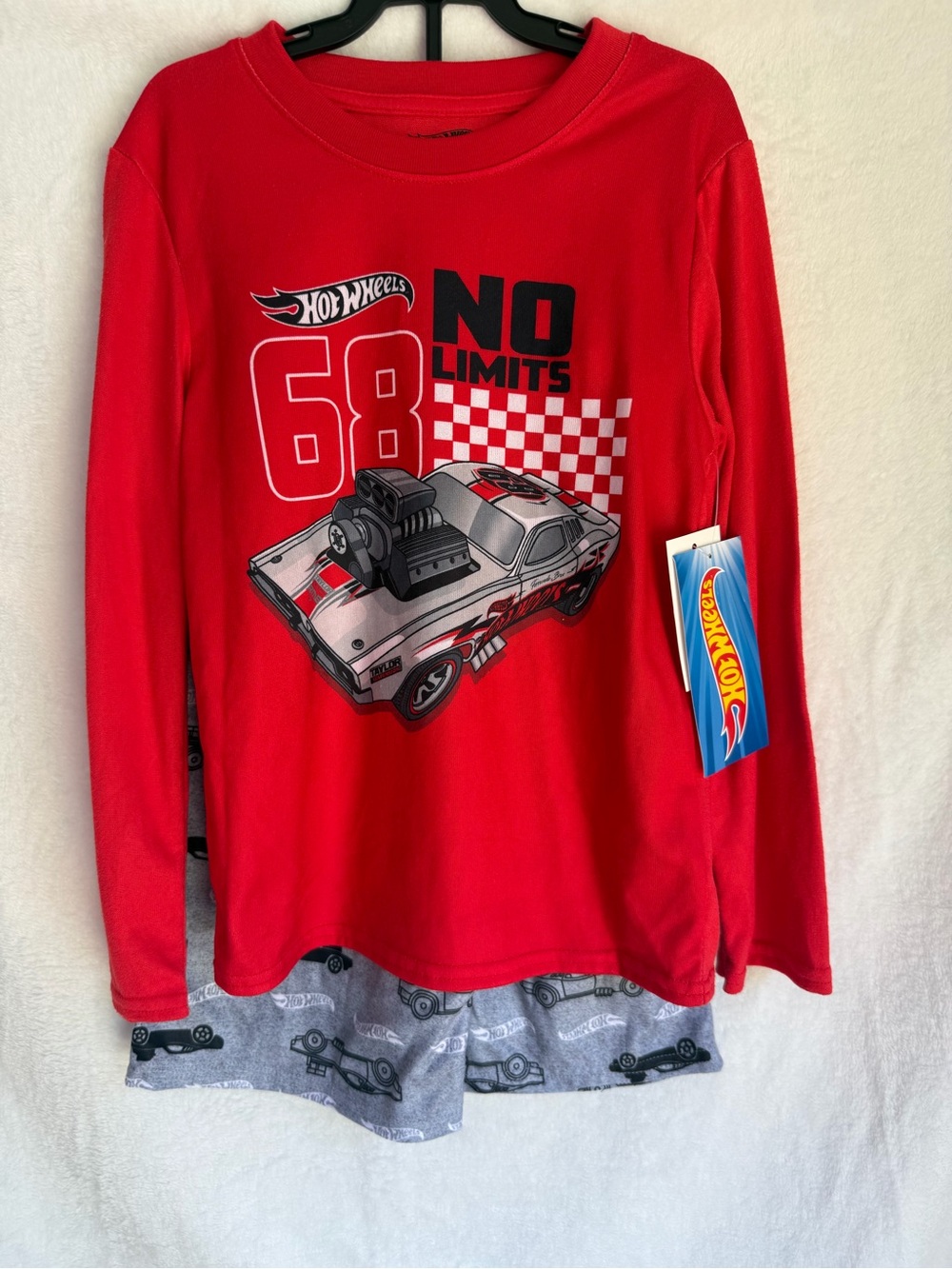 Boys' Red 'No Limits' Long Sleeve Top